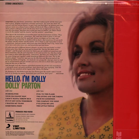 Dolly Parton - Hello, I'm Dolly Vinyl Me, Please Edition