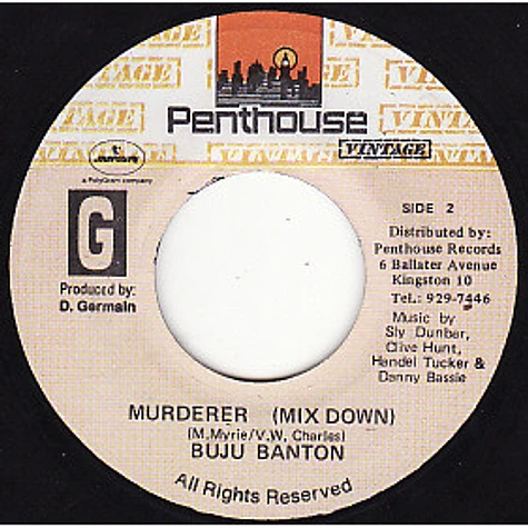 Buju Banton - Murderer (Mix Down)