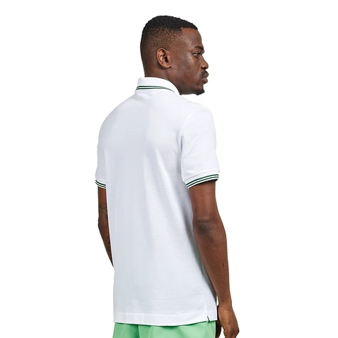 Lacoste - Stripe Collar Piqué Polo