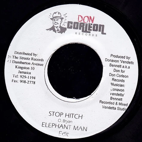 Elephant Man - Stop Hitch