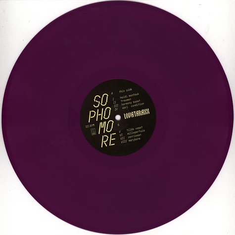 Lovataraxx - Sophomore Solid Purple Vinyl Edition