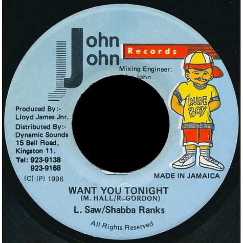 Lady Saw / Shabba Ranks - Want You Tonight