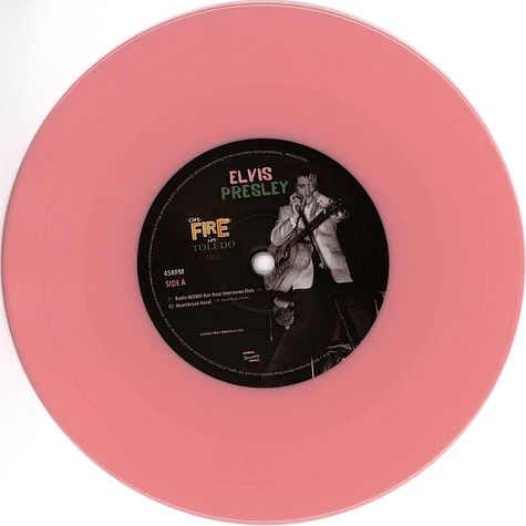 Elvis Presley - On Fire In Toledo - 1956 Pink Vinyl Edition