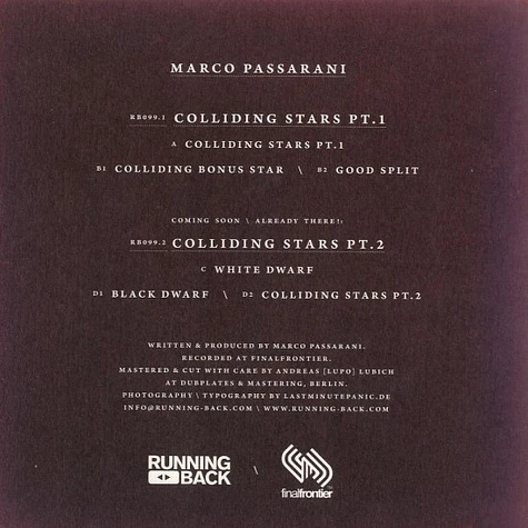 Marco Passarani - Colliding Stars Pt.1