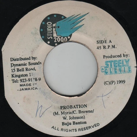 Buju Banton / Steely & Clevie - Probation / Street Sweeper Version