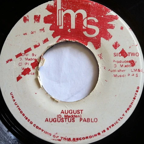 Marcus Reid / Augustus Pablo - Inner City Blues / August