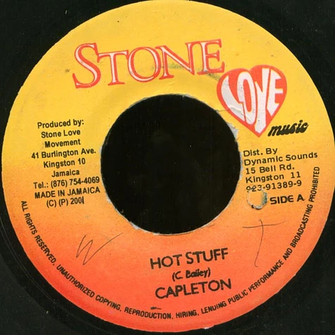 Capleton - Hot Stuff / Hot Stuff (Dolly House Mix)