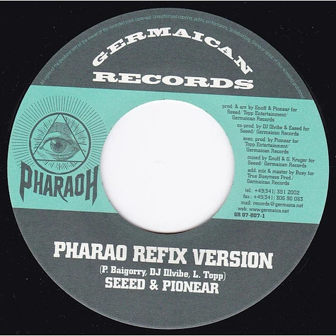 Sizzla / Seeed & Pionear - Obstacles (Pionear Refix) / Pharao Refix Version