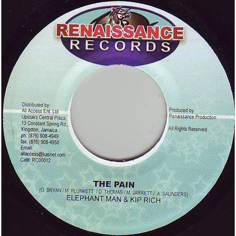 Elephant Man & Kiprich - The Pain