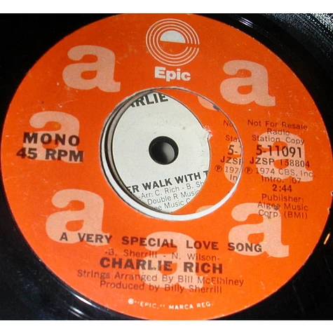 Charlie Rich - A Very Special Love Song