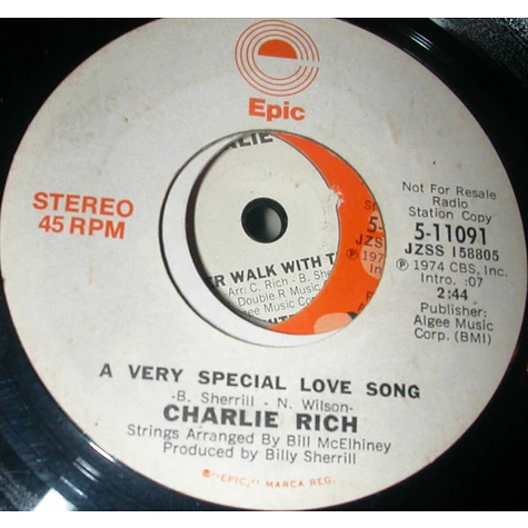 Charlie Rich - A Very Special Love Song