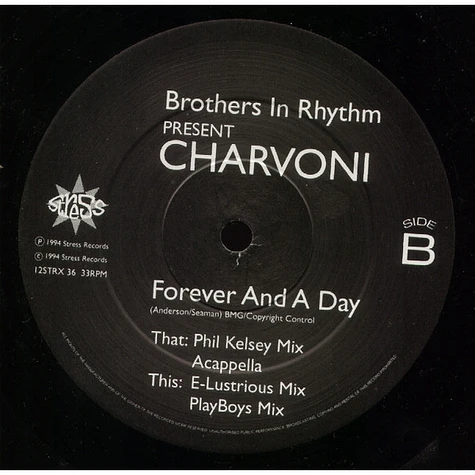 Brothers In Rhythm Present Charvoni - Forever And A Day (The Remixes)