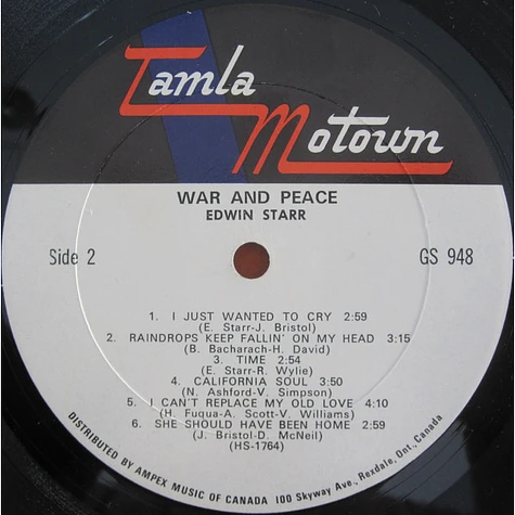 Edwin Starr - War And Peace