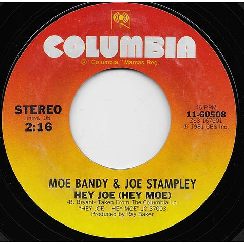 Moe Bandy & Joe Stampley - Hey Joe (Hey Moe)