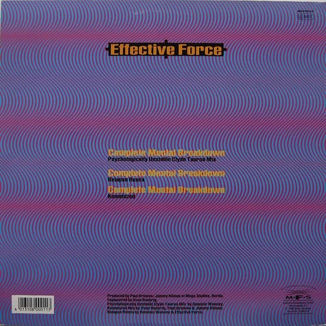 Effective Force - Complete Mental Breakdown