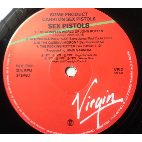 Sex Pistols - Some Product - Carri On Sex Pistols