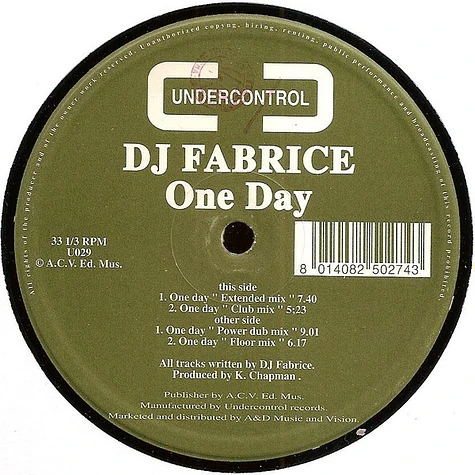 DJ Fabrice - One Day