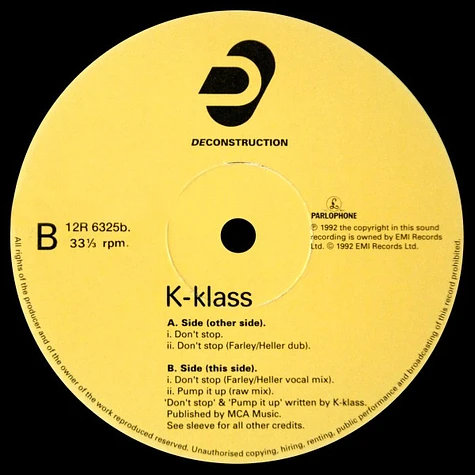 K-Klass - Don't Stop