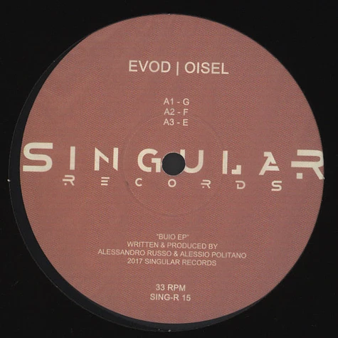 Evod & Oisel - Buio EP