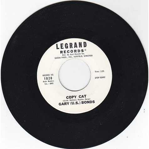 Gary U.S. Bonds - I'll Change That Too / Copy Cat