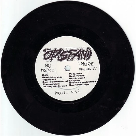 Öpstand - No More Police Brutality