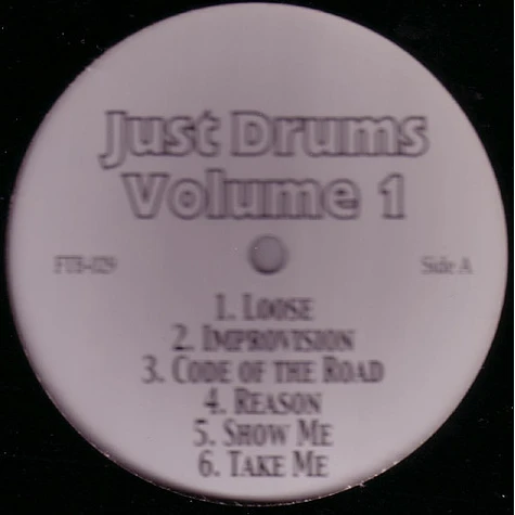 Unknown Artist - Just Drums Volume 1