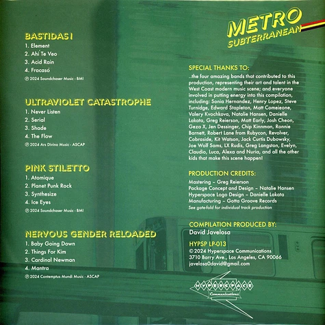 V.A. - Metro Subterranean