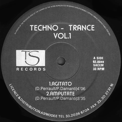 Trance Techno - Vol.1.