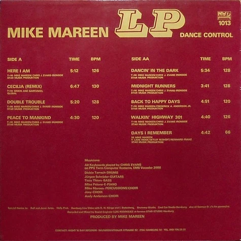 Mike Mareen - LP Dance Control