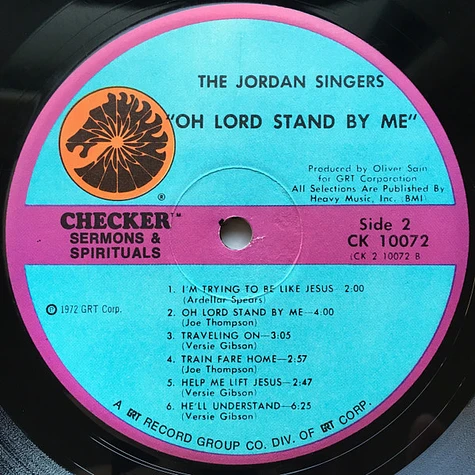 Jordan Singers - Oh Lord Stand By Me