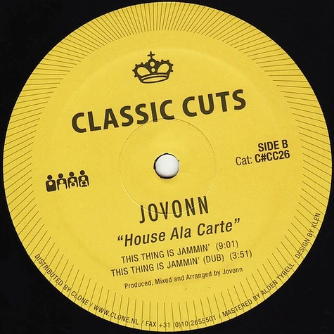 Jovonn - House Ala Carte