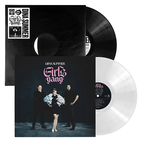 Dina Summer - Girls Gang White Vinyl LP & Black 12" Bundle Edition