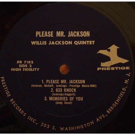 Willis Jackson Quintet - Please Mr. Jackson