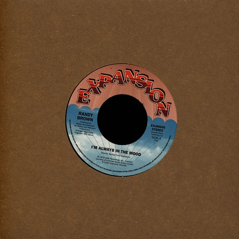 Randy Brown - I'm Always In The Mood / Love Is All We Need