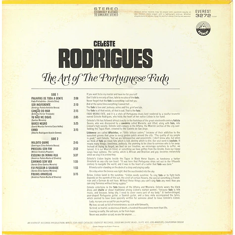 Celeste Rodrigues - The Art Of The Portuguese Fado