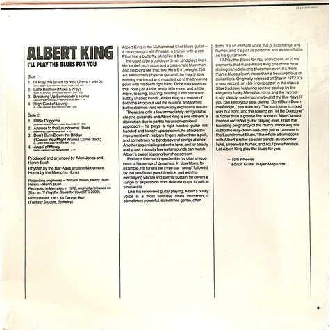 Albert King - I'll Play The Blues For You