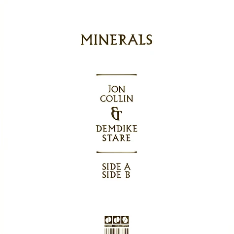 Jon Collin & Demdike Stare - Minerals