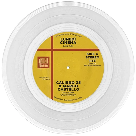 Calibro 35 - Lunedi Cinema / Chaser Transparent Vinyl Edition