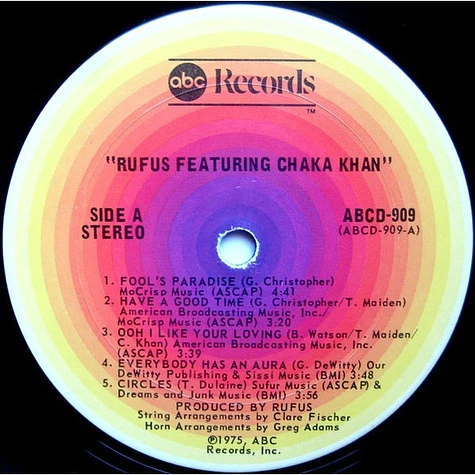 Rufus & Chaka Khan - Rufus Featuring Chaka Khan