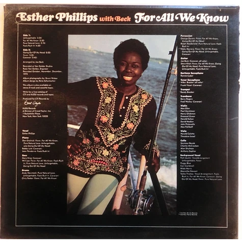 Esther Phillips With Joe Beck - For All We Know