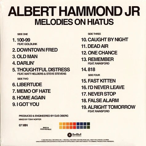 Albert Hammond Jr. - Melodies On Hiatus