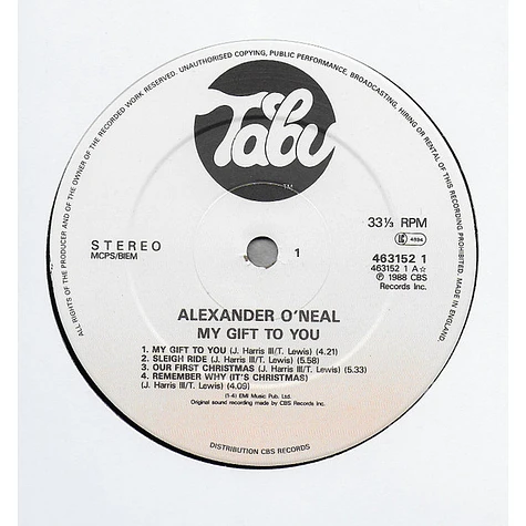 Alexander O'Neal - My Gift To You