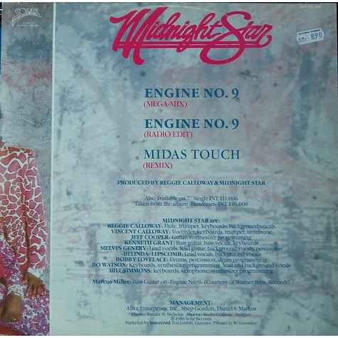 Midnight Star - Engine No. 9