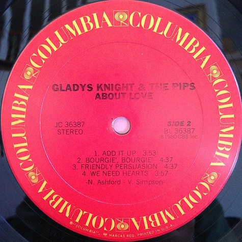 Gladys Knight And The Pips - About Love