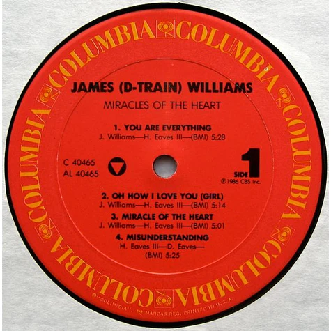 James "D-Train" Williams - Miracles Of The Heart