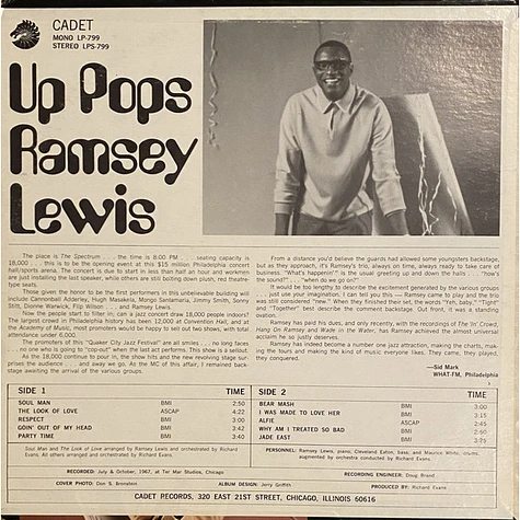 Ramsey Lewis - Up Pops Ramsey Lewis