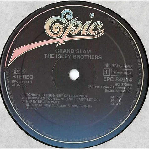 The Isley Brothers - Grand Slam