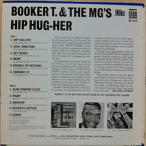 Booker T & The MG's - Hip Hug-Her