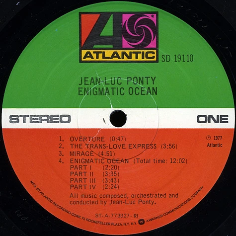 Jean-Luc Ponty - Enigmatic Ocean