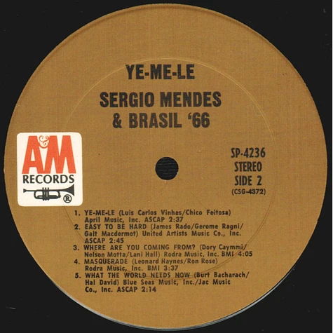 Sérgio Mendes & Brasil '66 - Ye-Me-Le